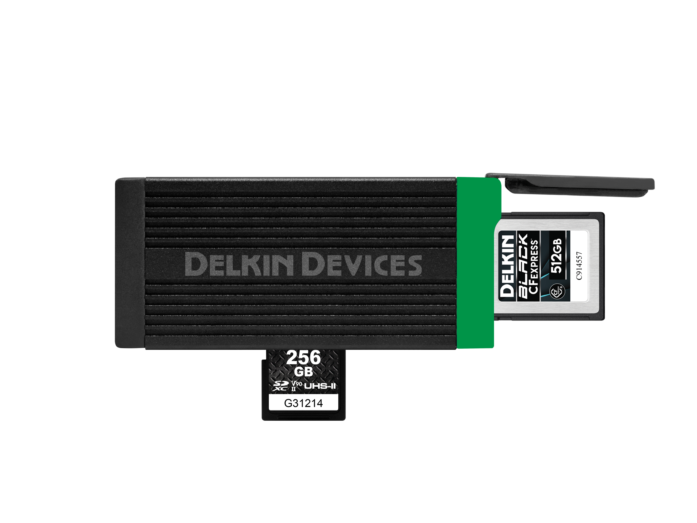 Delkin Devices USB 3.1 Gen 1 SD & microSD A2 Memory DDREADER-55